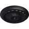 Ekena Millwork Flower Spiral Ceiling Medallion (Fits Canopies up to 2"), 12 1/4"OD x 2 1/4"P, Steel Gray CM12FLSGS - alternate 4